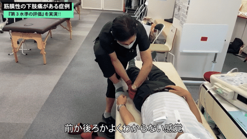 筋膜性の下肢痛の第3水準の評価（園部俊晴の臨床）
